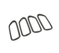 MTVTFECEWG Garniture Couvercle Poignée Porte Voiture Pour Toyota Pour Corolla E210 2019 2020 2021 2022 12e Accessoires Décoration Intérieure(Black)