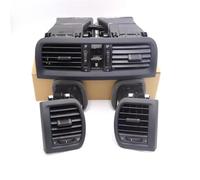 MTVTFECEWG Grille Ventilation Grille D'aération Centrale Noire pour Tableau De Bord 5J0820951E 5J0819701 5J0819702 pour Skoda pour Fabia 2 MK2 pour Roomster 2007-2010(1set)