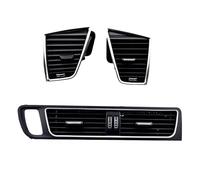 MTVTFECEWG Grille Ventilation Grille De Ventilation Centrale pour Tableau De Bord Avant pour Q5 2009 2010 2011 2012 2013 2014 2015 2016 2017 2018(1set)