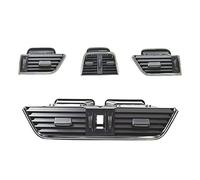 MTVTFECEWG Grille Ventilation Grille De Ventilation pour Tableau De Bord Avant Et Arrière pour Skoda pour Octavia 3 A7 5E MK3 2015-2021 5E0820951 5E0819702 5ED819203(4 PIÈCES)