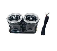 MTVTFECEWG Grille Ventilation pour Benz Classe C W206 GLC X254 64 Couleurs LED Buse De Turbine De Ventilation d'air Sortie De Lumière Ambiante Turbo Ventilation Intérieure(W206 22-25 Rear)