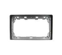 MTVTFECEWG Kit Tableau Bord Autoradio 2 DIN Lecteur Audio Stéréo DVD Cadre Console Centrale Support pour Citroën C2 C3 pour Berlingo pour Jumpy Accessoires Intérieurs(Argent)