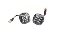 MTVTFECEWG Pièces Automobiles Pour Seat Pour Cordoba Ibiza Leon 2 Pièces Clignotant De Voiture Dynamique Garde-boue Lampe Latérale 1999-2005 (Dynamic Crystal)