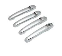 MTVTFECEWG POUR FORD POUR GALAXY 1995-2006 CHROME EXTÉRIEUR CÔTÉ POIGNÉE DE PORTE COUVRE RECOUVREMENTS DÉCORATION STYLE (1 KEYHOLE)