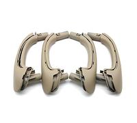 MTVTFECEWG Pour Mercedes Pour Benz W203 Classe C Berline 2000-2007 4 Pièces Voiture Avant Gauche Droite Intérieur Porte Tirer Poignée Ensemble Remplacement(Beige,4 PIÈCES)