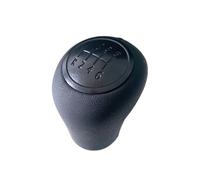 MTVTFECEWG Pour Mercedes Pour Benz W639 Pour Vito 2002-2010 Noir Soufflet De Levier Vitesses En Cuir Et Plastique Pour Boîte Manuelle 6 Pommeau De Vitesse(Leather knob 6 speed)
