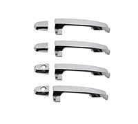 MTVTFECEWG Pour TOYOTA Pour Corolla 2003 2004 2005 2006 2007 2008 2009 2010-2013 4PCS POIGNÉE DE PORTE EXTÉRIEURE CHROME
