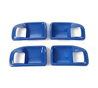 MTVTFECEWG Voiture Intérieur Porte Poignée Bol Décoration Couverture Garniture Autocollants Pour Jeep Pour Wrangler Pour JK 2011-2017 Voiture Style (Blue)