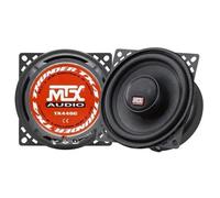 MTX Audio Haut-parleurs voiture TX440C coaxiaux 2 voies 10 cm 60W RMS 4 membranes pulpe célulose