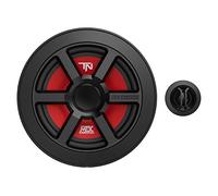 MTX Terminator Series Paire de haut-parleurs 2 voies pour woofer 16,5 cm Noir/rouge 45 W