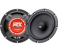 MTX TX465C Haut-parleurs voiture Coaxiaux 2 voies 16,5cm 80W RMS 4 membrane pulpe célulose