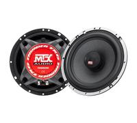 MTX TX665C Haut-parleurs voiture Coaxiaux 16,5cm 2 voies 90W RMS 4 Châssis alu Tweeters néodyme dôme soie Membrane pulpe célulose
