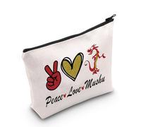 Mu-LAN Trousse de maquillage Mushu inspirée du film de dessin animé Peace Love Mushu pour les amateurs de Mushu, Peacelovedragon