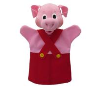 Mú - Marionnette Petit Cochon Rouge - Tissu - 22653B
