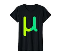 Mu Minuscule - Douzième Lettre de l'alphabet Grec T-Shirt Graphique avec Valeur