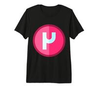 Mu Minuscule - Douzième Lettre de l'alphabet Grec T-Shirt Haut de Gamme