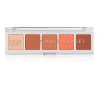 MUA Makeup Academy Eyeshadow Collection 5 Shade Palette palette de fards à paupières teinte Amber Sunset 3.8 g