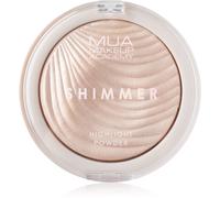 MUA Makeup Academy Shimmer enlumineur poudre compact teinte Oyster Silk 8 g