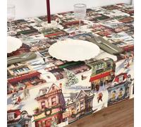 Muaré Nappe en résine Anti-Taches Belum Christmas City 300 x 140 cm