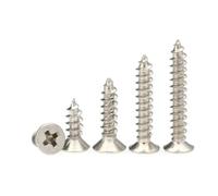 Muarted 1000 pièces M1 * 3/M1 * 4/M1 * 5/M1 * 6 1mm Nickel Micro électronique vis à tête Plate à Empreinte cruciforme vis autotaraudeuse(M1x6 1000pcs)