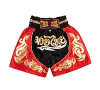 MUAY NATION Shorts de Boxe Thaï pour Enfants (2 à 12 Ans) Filles et garçons, Shorts pour Muay Thaï, MMA, Arts Martiaux (FR/ES, Âge, 2 Ans, 3 Ans, Taille Normale, Noir)