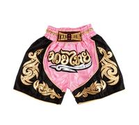 MUAY NATION Shorts de Boxe Thaï pour Enfants (2 à 12 Ans) Filles et garçons, Shorts pour Muay Thaï, MMA, Arts Martiaux (FR/ES, Âge, 6 Ans, 8 Ans, Taille Normale, Rose)