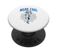 Muay Thai Arts Martiaux Fighter Boxe PopSockets PopGrip Adhésif