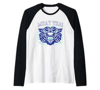 Muay Thai Arts Martiaux Hobby Fighter Boxe Manche Raglan