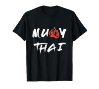 Muay Thai Arts Martiaux Thai Boxe Fighter Gants MMA T-Shirt