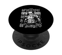 Muay Thai Boxe MMA Fighter Frankenstein Fight Fright PopSockets PopGrip Adhésif