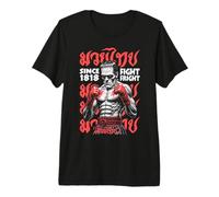 Muay Thai Boxe MMA Fighter Frankenstein Fight Fright T-Shirt Haut de Gamme