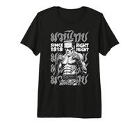 Muay Thai Boxe MMA Fighter Frankenstein Fight Fright T-Shirt Haut de Gamme