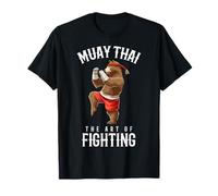 Muay Thai Brown Bear Kickboxing MMA T-Shirt