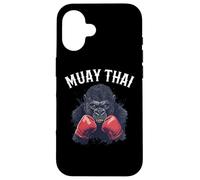 Muay Thai Fight Team - MMA et boxe thaï Gorilla Coque pour iPhone 16