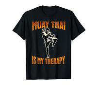 Muay Thai Fighter Muay Thai Is My Therapy Muay Thai T-Shirt