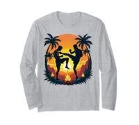 Muay Thai Fighters Kickboxing Arts Martiaux Hommes Femmes Enfants Manche Longue