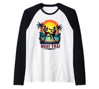 Muay Thai Fighters Kickboxing Arts Martiaux Hommes Femmes Enfants Manche Raglan