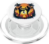 Muay Thai Fighters Kickboxing Arts Martiaux Hommes Femmes Enfants PopSockets PopGrip pour MagSafe