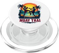 Muay Thai Fighters Kickboxing Arts Martiaux Hommes Femmes Enfants PopSockets PopGrip pour MagSafe