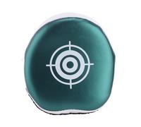 Muay Thai Half Doigt Small Mand Target Reaction Training Target adapté aux Enfants et aux Adultes est en Forme de Rond avec Le Pied Taekwondo Mini Hand High densité EVA (Vert)