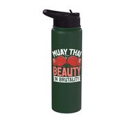 Muay Thai : La beauté dans la brutalité | Muay Thai Stainless Steel Insulated Water Bottle