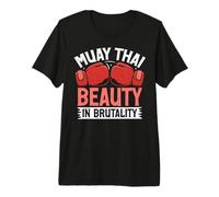 Muay Thai : La beauté dans la brutalité | Muay Thai T-Shirt Haut de Gamme