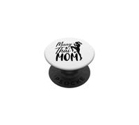 Muay Thai Mom Combattant d'arts Martiaux PopSockets PopGrip Adhésif