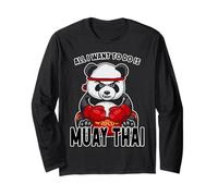 Muay Thai Panda, Tout ce Que Je Veux Faire, C'est Un Mignon Ours Boxeur Manche Longue