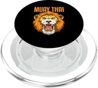 Muay Thai Tête De Lion Rugissant Thaïlande Muay Thai PopSockets PopGrip pour MagSafe