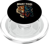 Muay Thai Tigre Démon Sauvage PopSockets PopGrip pour MagSafe