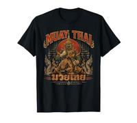 Muay Thai Vie Vintage Boxe Thaï Nak Muay Thai Giant T-Shirt