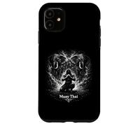 Muay Thai Vintage des Années 90, Warrior Elephants Spirit Coque pour iPhone 11