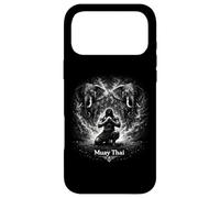 Muay Thai Vintage des Années 90, Warrior Elephants Spirit Coque pour iPhone 17 Pro Max