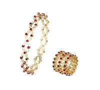 MUBBAR Bague ajustable géométrique minimaliste en cuivre - Bague empilable unisexe,Taille Universelle Réglable (2-7 cm) (D)